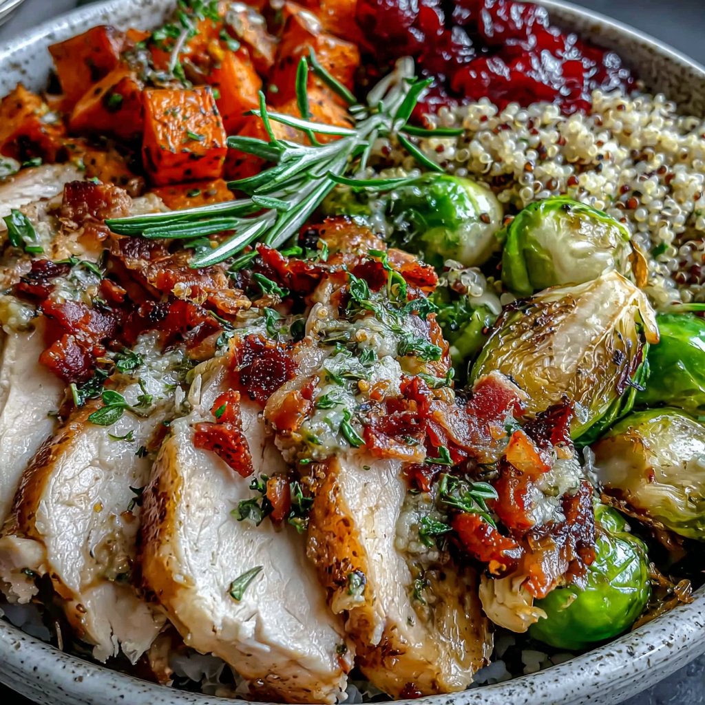 High Protein Turkey Dinner Bowl