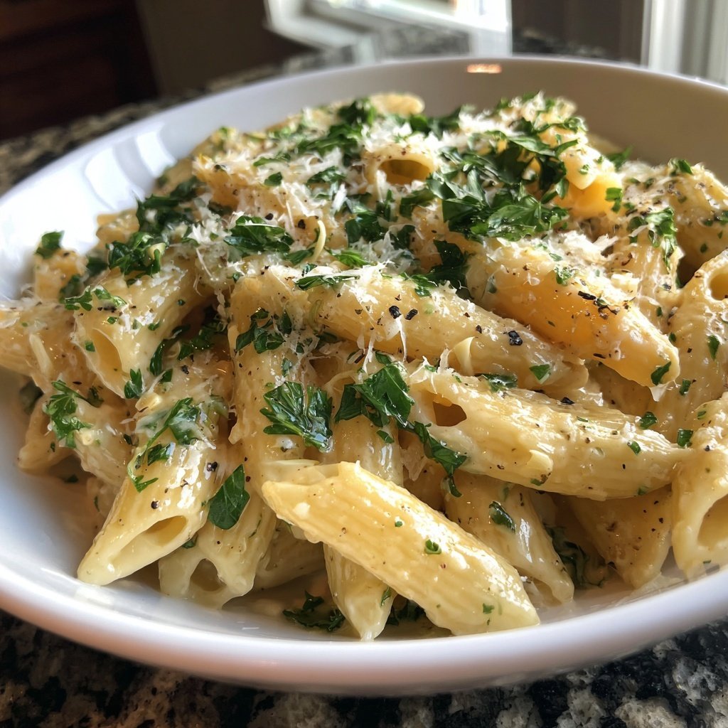 Sunday Creamy Roasted Garlic Pasta