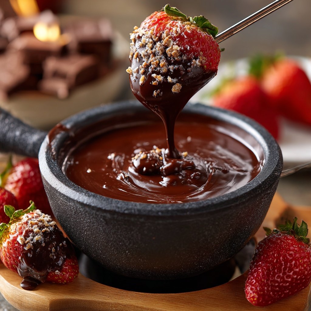 Fondue with Nutella