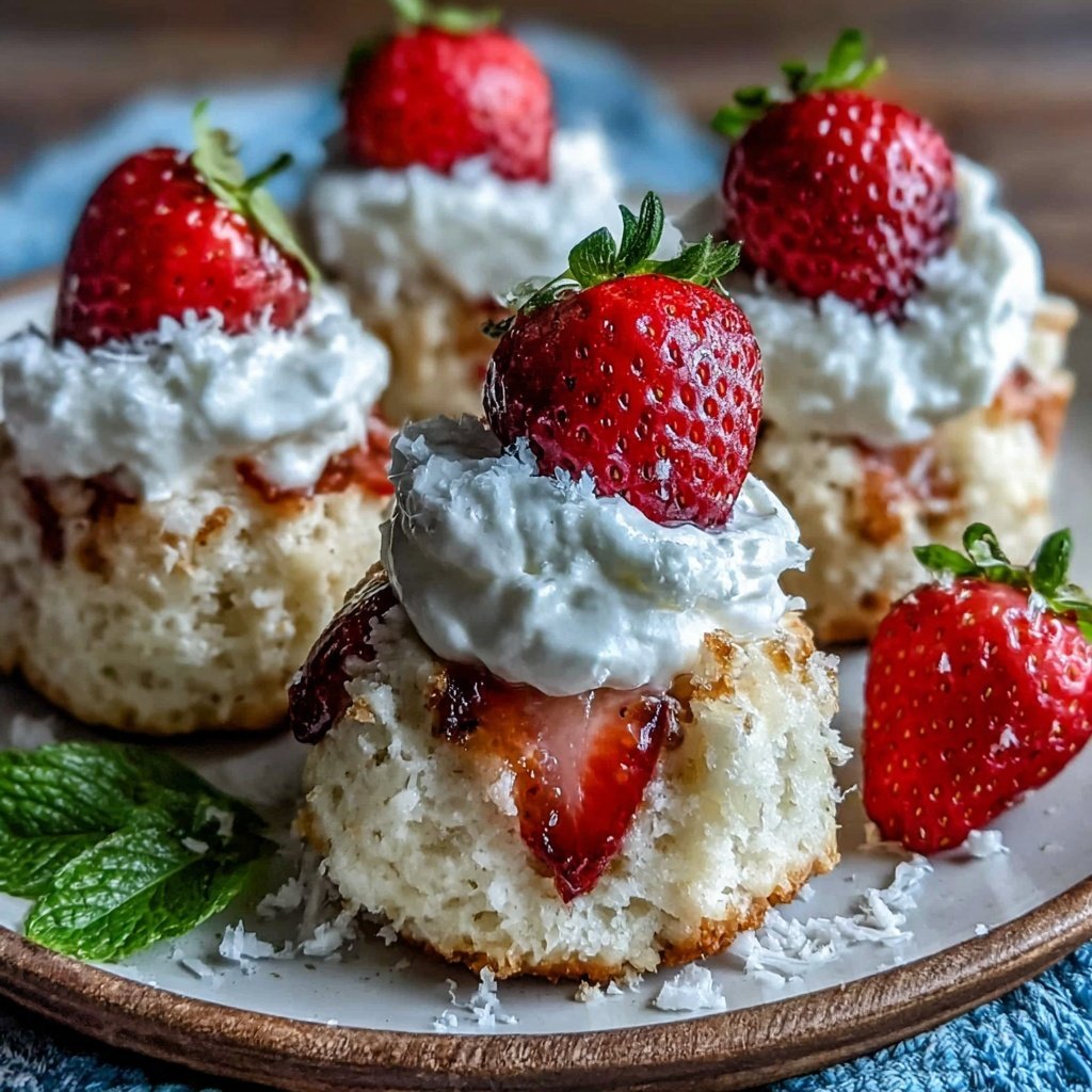 Strawberry Shortcake Cupcake Bites