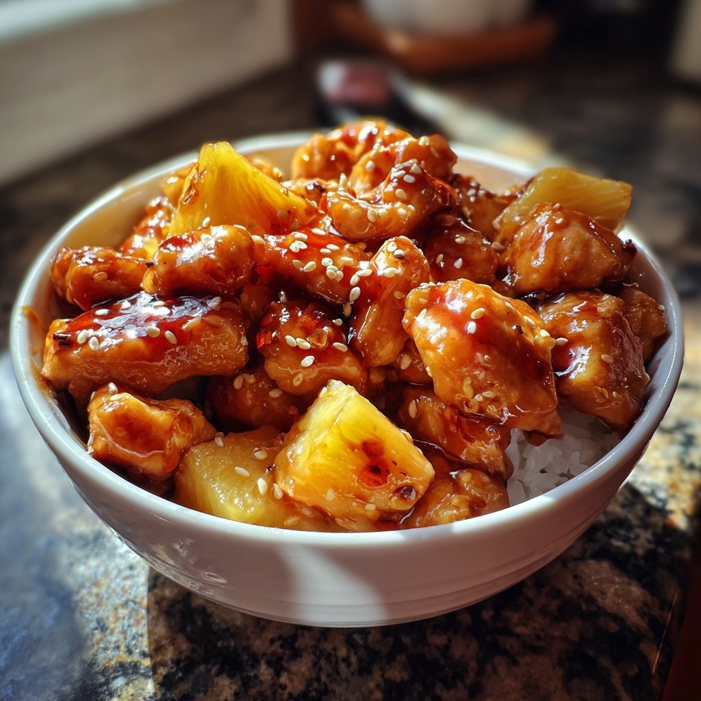 Pineapple Teriyaki Chicken Bowl