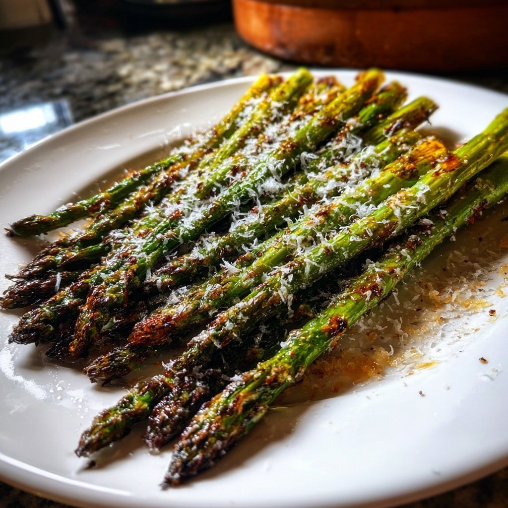 Roasted Asparagus with Parmesan