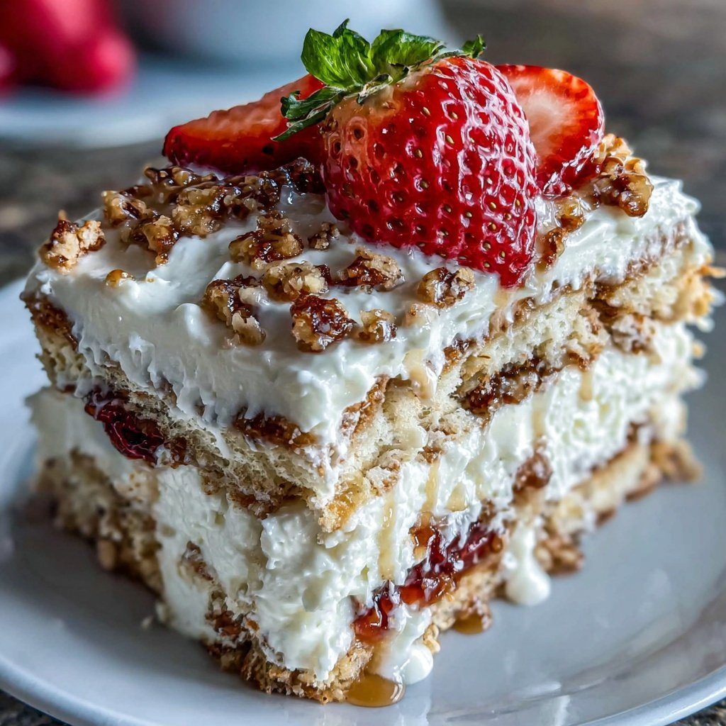 Strawberry Shortcake Icebox Cake