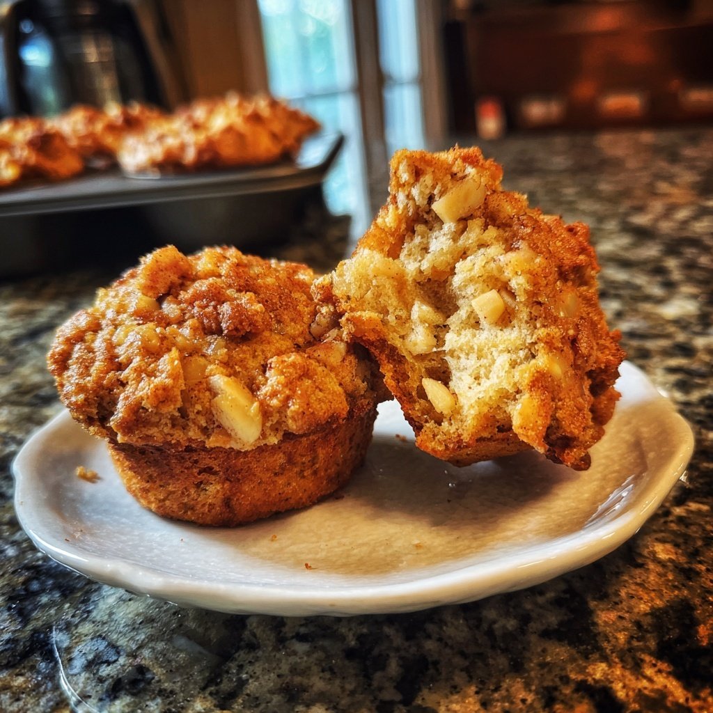 Cinnamon Apple Breakfast Muffins