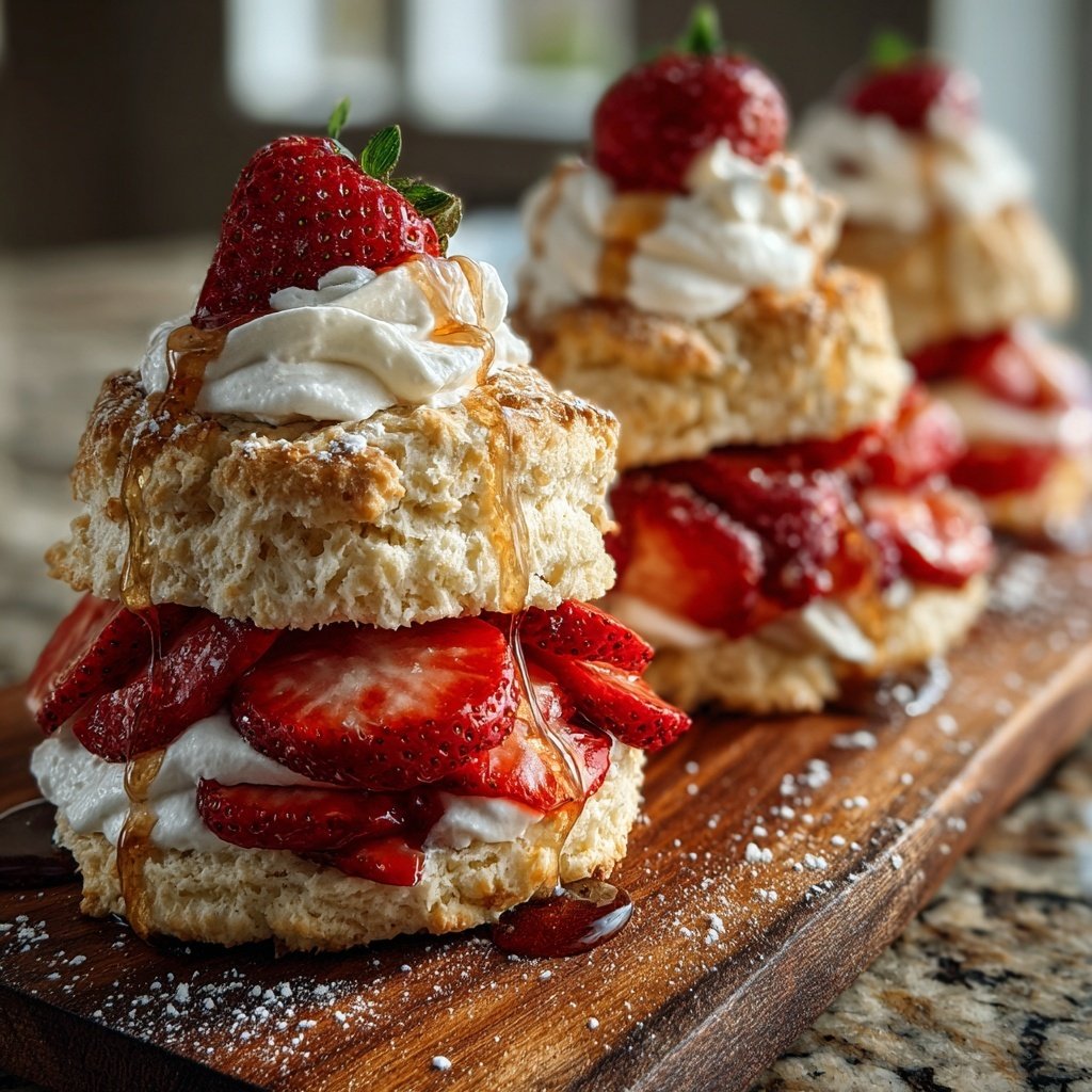 Classic Strawberry Shortcake Biscuits