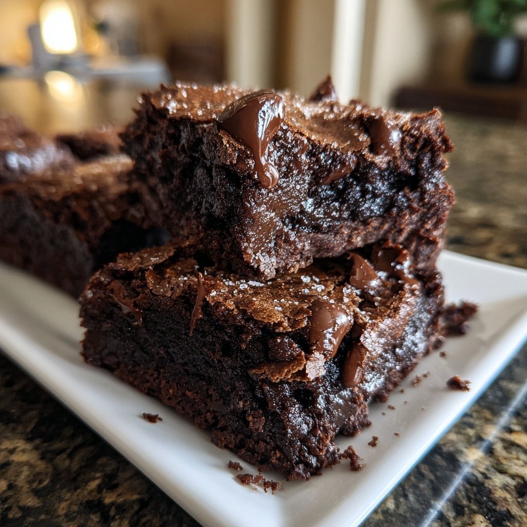 Cottage Cheese Brownies with Cinnamon Sugar