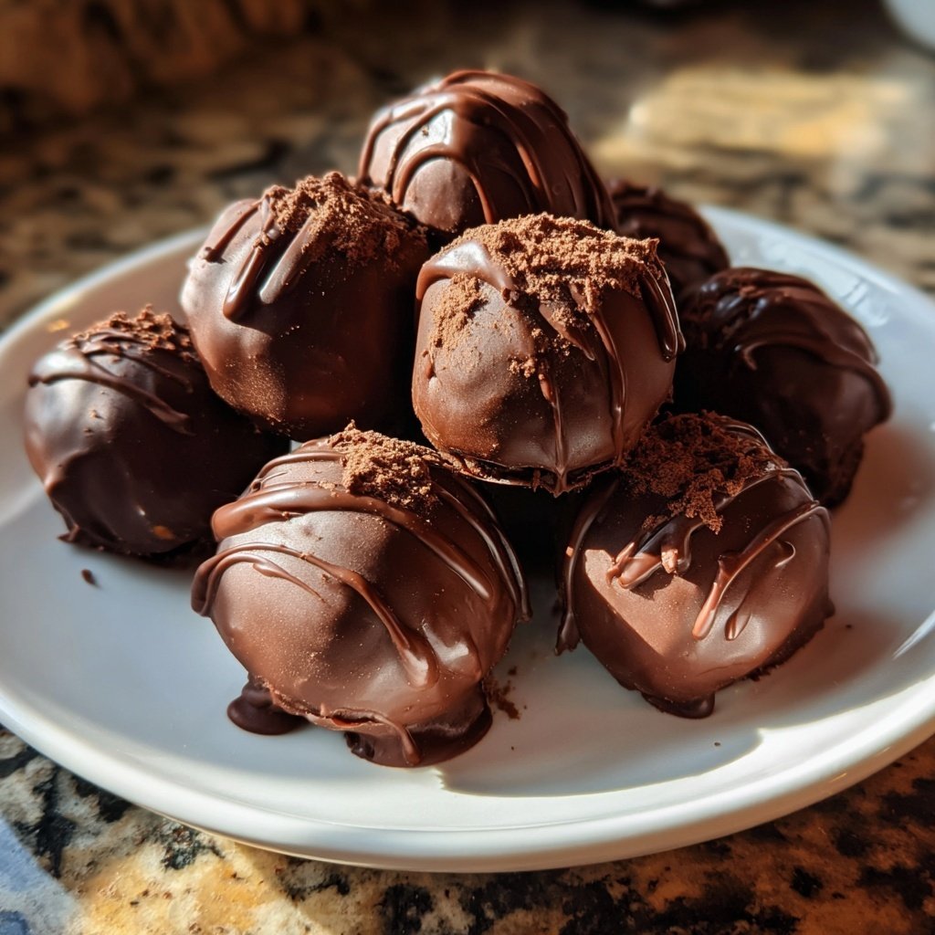 Chocolate Raspberry Truffles