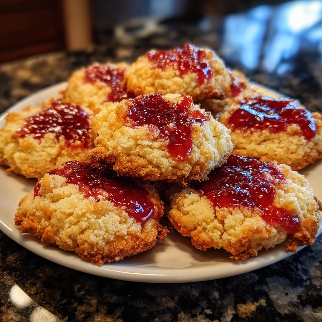 Valentines Treats Raspberry Almond Cookies