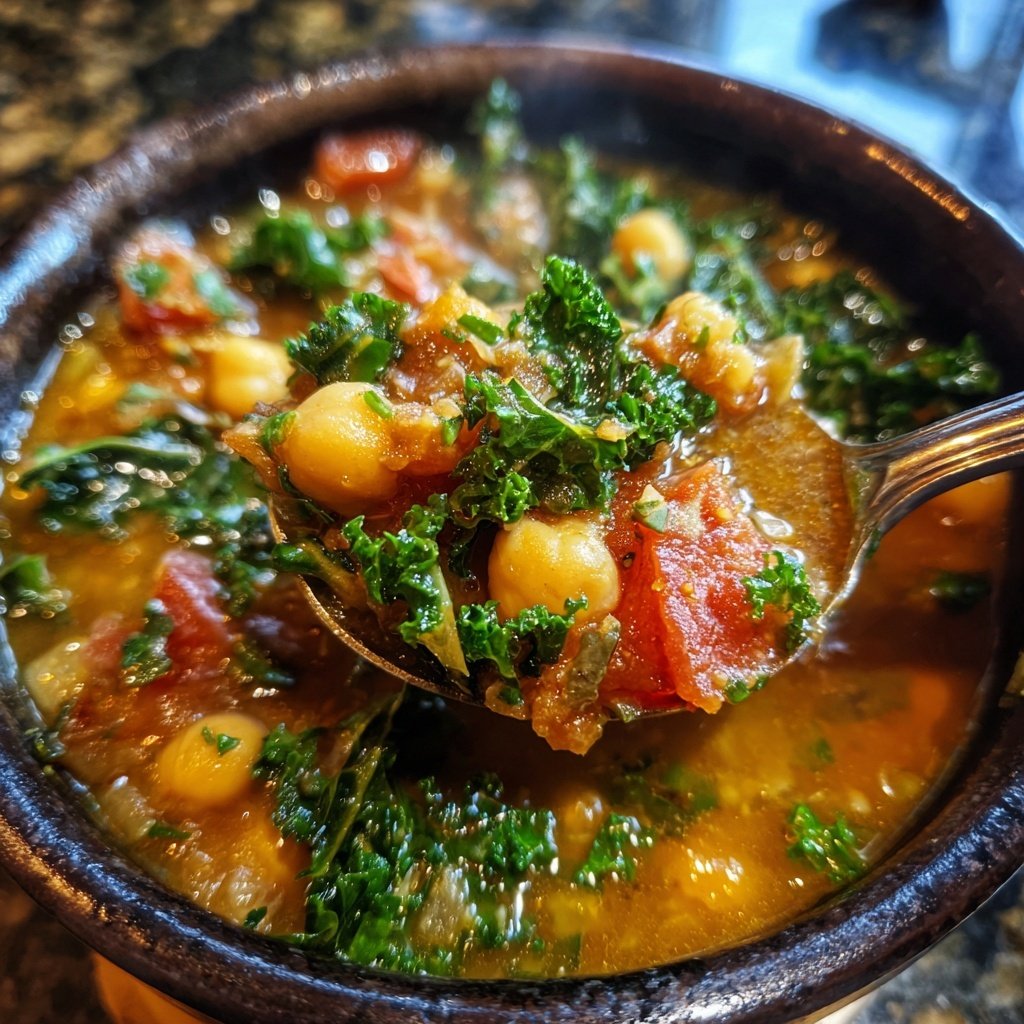 Healthy Crockpot Chickpea Stew