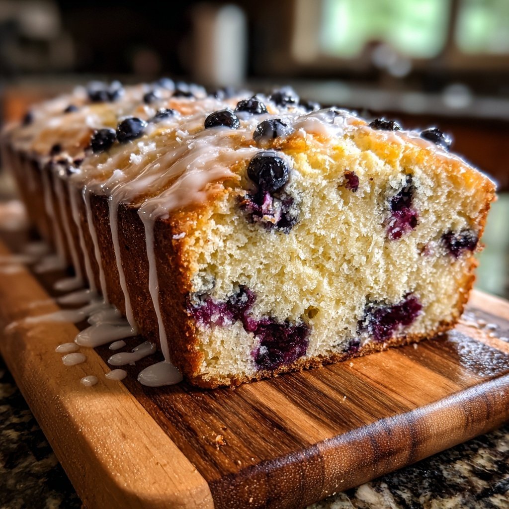 Lemon Blueberry Breakfast Loaf