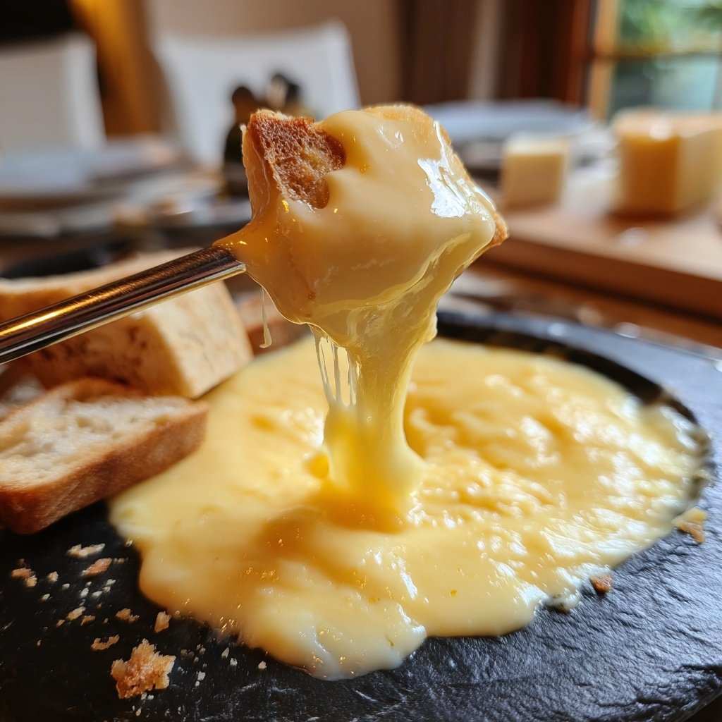 Fondue with Smoked Gouda Blend