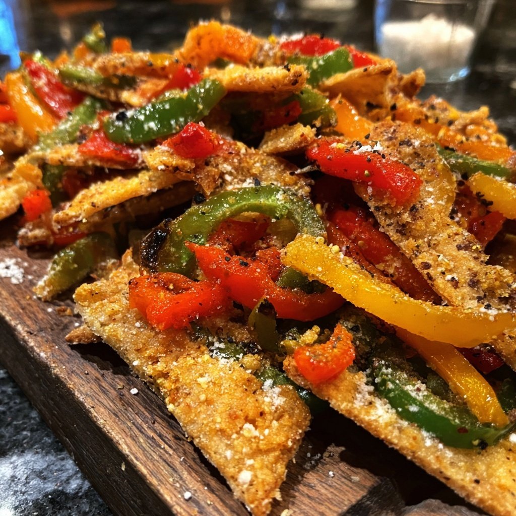 Super Bowl Crispy Veggie Flatbread Chips