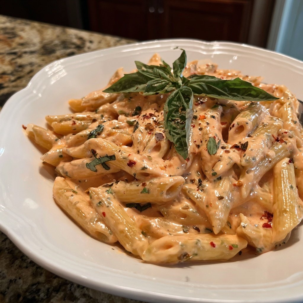 Rose Sauce Pasta with Vodka Cream